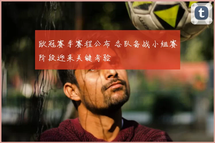 欧冠赛季赛程公布 各队备战小组赛阶段迎来关键考验
